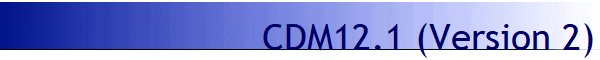 CDM12.1 (Version 2)