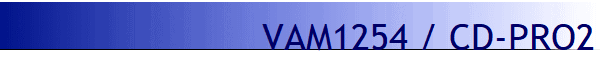 VAM1254 / CD-PRO2