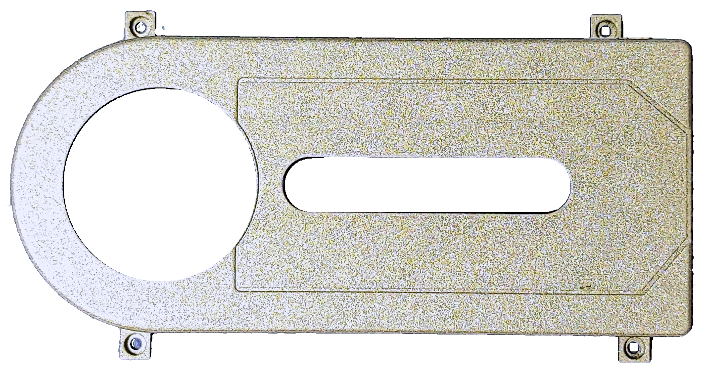 Kunststoffabdeckung VAU125x, silber
